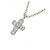 Autre Marque Collar de diamantes K10 Oro blanco K10 Oro rosa - vista 3