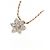 Autre Marque Collana K10 Pink Gold Diamond - vista 3
