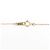 Autre Marque Collana in oro giallo K10 e zaffiro bianco - vista 5