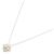 Autre Marque Collana in oro bianco e oro rosa Au750 con diamanti - vista 2