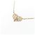 Autre Marque Collar de oro amarillo K10 con topacio azul y diamantes - vista 4