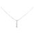 Autre Marque Collana in oro bianco Au750 e diamanti