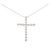 Autre Marque Collana in oro bianco Au750 e diamanti
