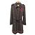 Moschino Cheap And Chic Check Single Trench Coat
