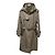 COACH C6013 Gabardina con capucha y forro de shearling