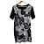 Vestido LEONARD de seda con estampado floral y pedrería