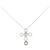 Autre Marque Collana in oro bianco 10K e diamanti