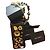Dolce & Gabbana iPhone case adorned with flowers and black crystals