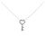 Autre Marque Collana in oro bianco Au750 e diamanti