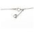 Autre Marque Pt900 Pt850 Smaragd Diamant Halskette - Ansicht 5