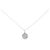 Autre Marque Collana in oro bianco K10 e diamanti