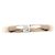 Autre Marque Anello in oro rosa Au750 e diamanti - vista 2