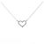 Autre Marque Collar de oro blanco Au750 y diamantes