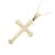 Autre Marque Collana Croce in Oro Giallo 14K e Oro Bianco - vista 3