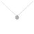 Autre Marque Collar de K14WG y diamantes