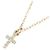 Autre Marque Collana K10 Pink Gold Diamante - vista 3