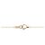 Autre Marque Collana K10 Pink Gold Diamante - vista 5
