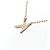 Autre Marque K10 Gelbgold Initial K Diamant-Halskette - Ansicht 4