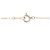 Autre Marque K10 Gelbgold Initial K Diamant-Halskette - Ansicht 7