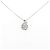 Autre Marque Collana in platino PT850 e diamanti