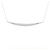Autre Marque Platin-Diamant-Halskette