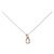 Autre Marque K10 Roségold Diamantenhalskette