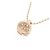 Autre Marque Collar de oro rosa K10 y diamantes - vista 4