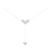 Autre Marque Collar de oro blanco Au750 y diamantes
