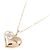 Autre Marque Collana K10 Pink Gold Diamond - vista 3