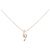 Autre Marque Collana in oro rosa K10 e diamanti