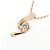 Autre Marque Collana in oro rosa K10 e diamanti - vista 3