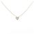 Autre Marque Collana di diamanti K10 Yellow Gold K10 White Gold