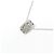 Autre Marque Diamant-Halskette PT950 K18WG - Ansicht 3