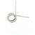 Autre Marque Diamant-Halskette PT950 K18WG - Ansicht 4