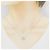 Autre Marque Diamant-Halskette PT950 K18WG - Ansicht 6