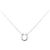 Autre Marque Collana Horseshoe in Diamanti Pt900 Pt850