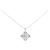 Autre Marque Collar de platino Pt900 Pt850 con diamante rosa