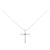 Autre Marque Collana a Croce con Diamanti Au750