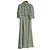 Autre Marque And Couture langes Spitzenkleid mit Blattmuster