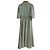 Autre Marque And Couture langes Spitzenkleid mit Blattmuster - Ansicht 3