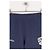 Autre Marque Jogging in cotone blu navy - vista 3