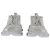 Balenciaga Baskets blanches "Triple S.2" - vue 3