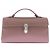 Autre Marque Pochette SAVETTE Symmetry de piel camel