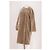 Totême Abrigo de shearling beige - vista 4