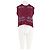 Autre Marque Damson Madder Ärmelloser roter Wollcardigan