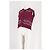 Autre Marque Damson Madder Ärmelloser roter Wollcardigan - Ansicht 4