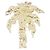 Spilla Palma Zuhair Murad Oro - vista 3