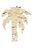 Spilla Palma Zuhair Murad Oro - vista 4