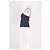 Autre Marque Top tank cropped NYNNE de algodón azul con detalle de anillo - vista 3