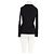 Jigsaw Cardigan aus Wolle Schwarz - Ansicht 2